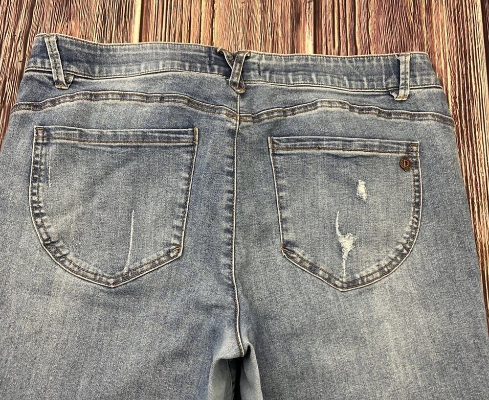 💋Democracy Jeans "Ab" Technology Straight Leg Women's Size 16 Stretch